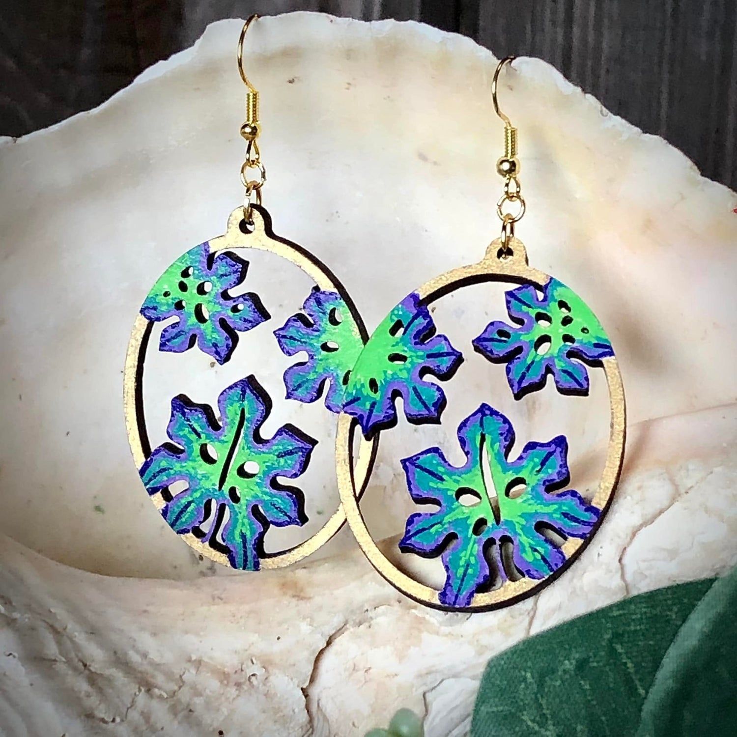 Hand-Painted Earrings | Painted Raina