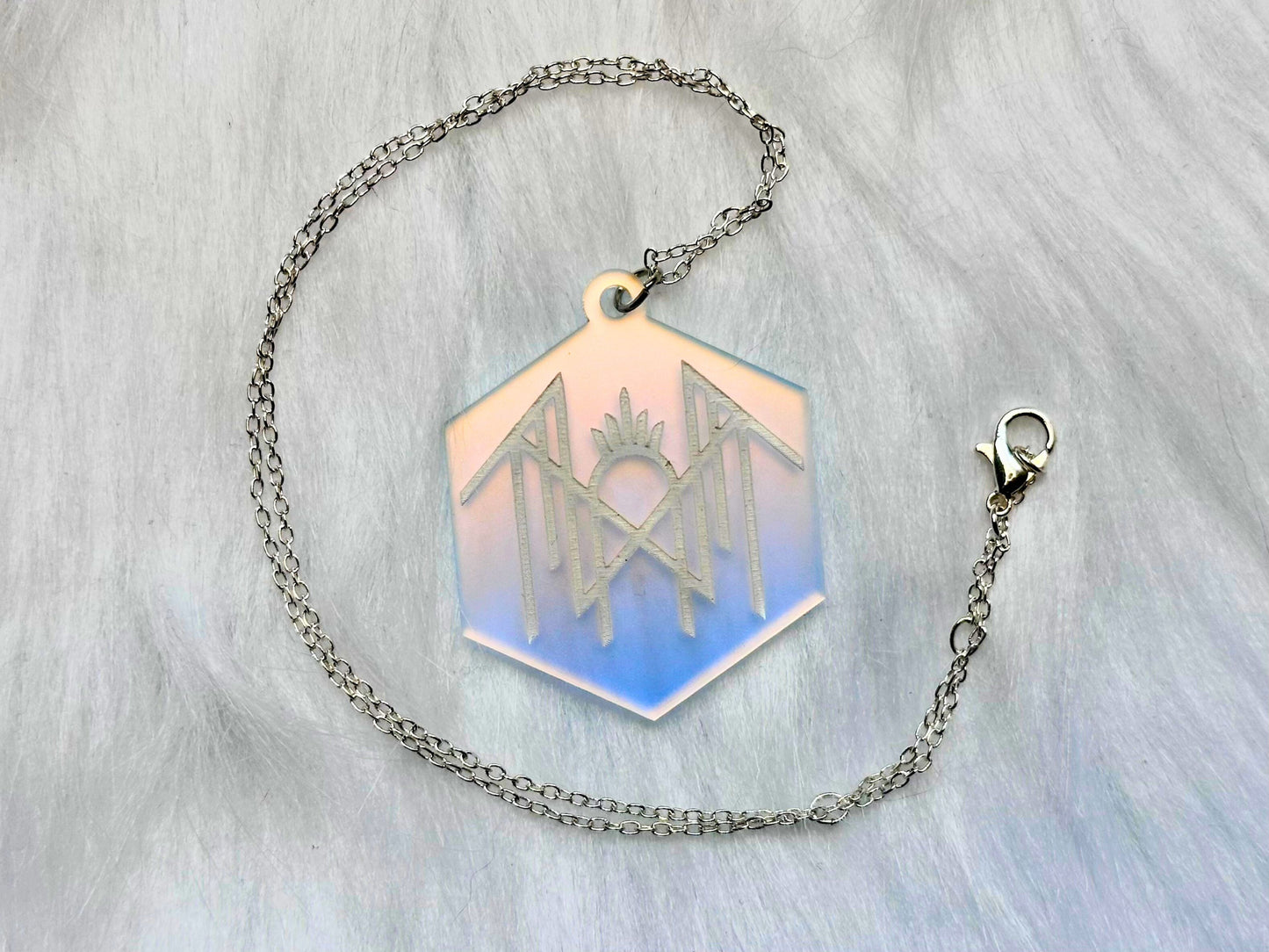 Logo Pendant | Iridescent