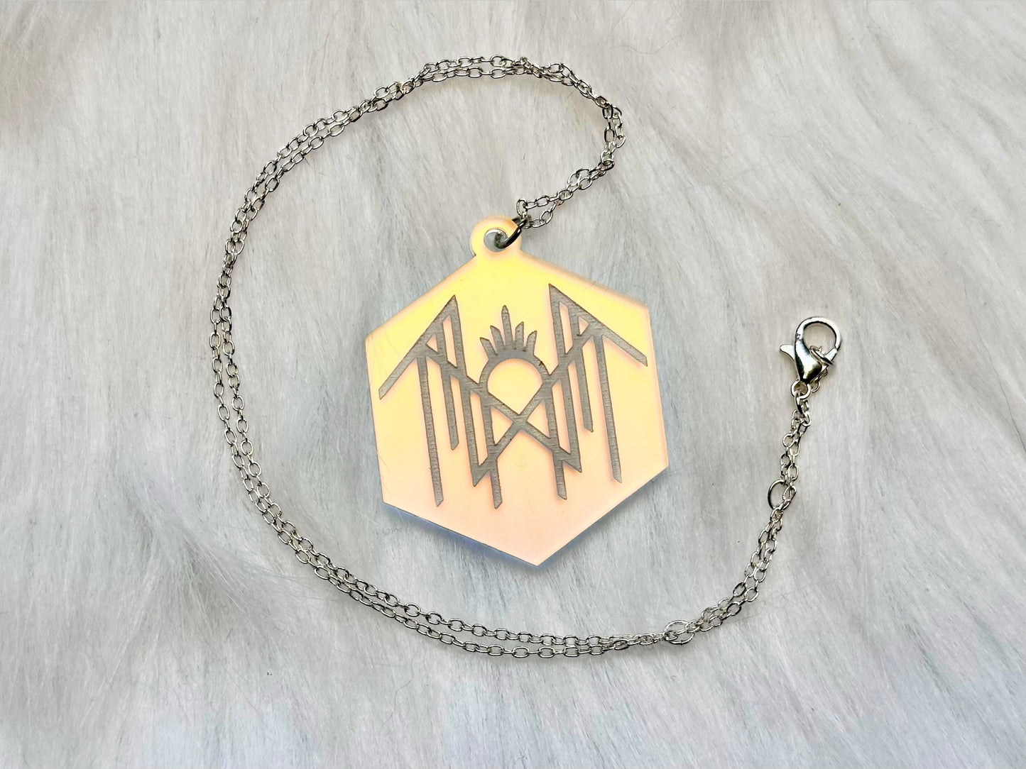 Logo Pendant | Iridescent