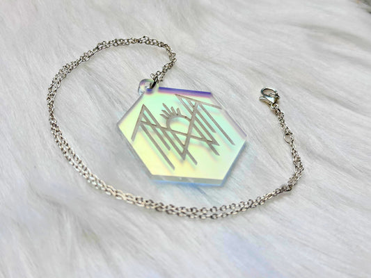 Logo Pendant | Iridescent