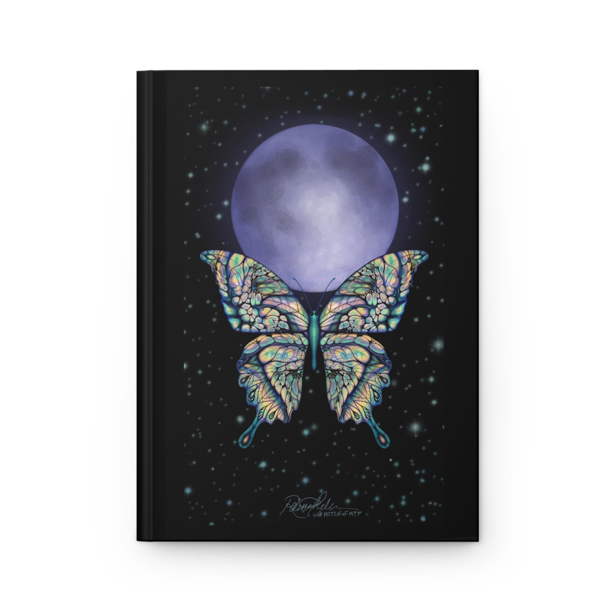 Fly Me to the Moon Hardcover Journal - Painted Raina