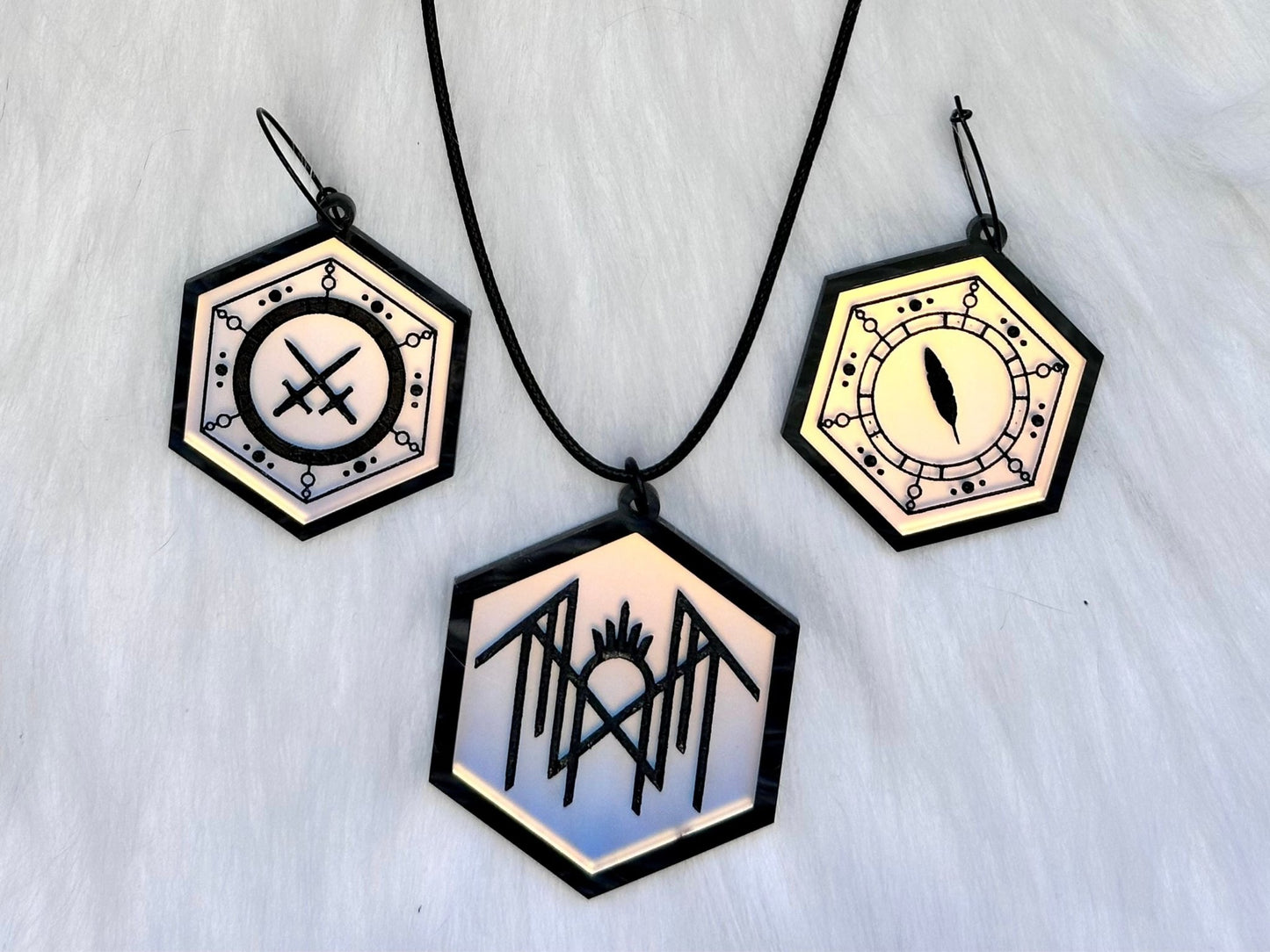 Arcadia Jewelry Set | Black - Painted Raina