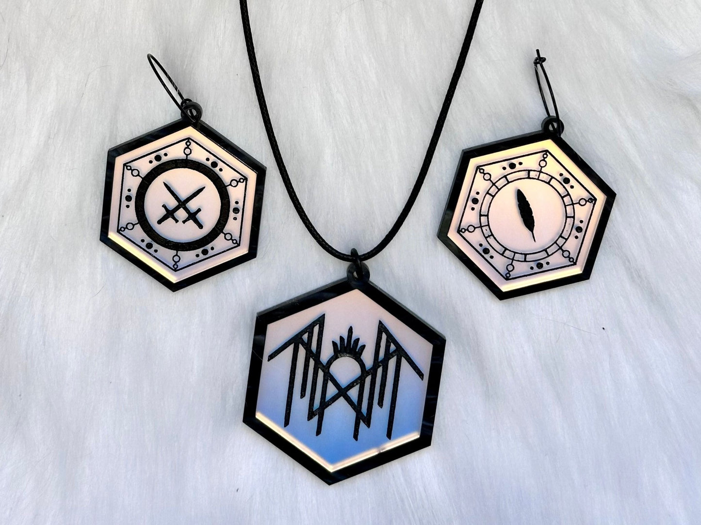 Arcadia Jewelry Set | Black - Painted Raina