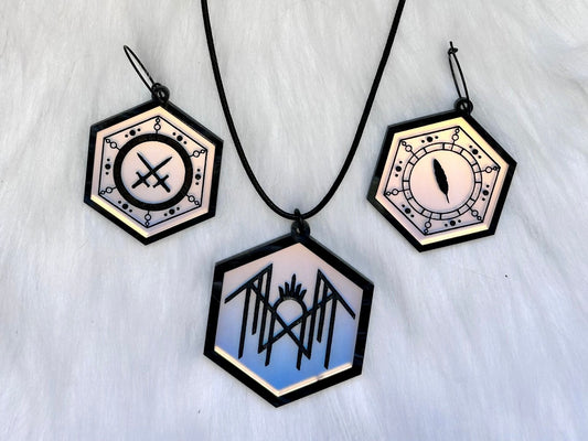 Arcadia Jewelry Set | Black - Painted Raina