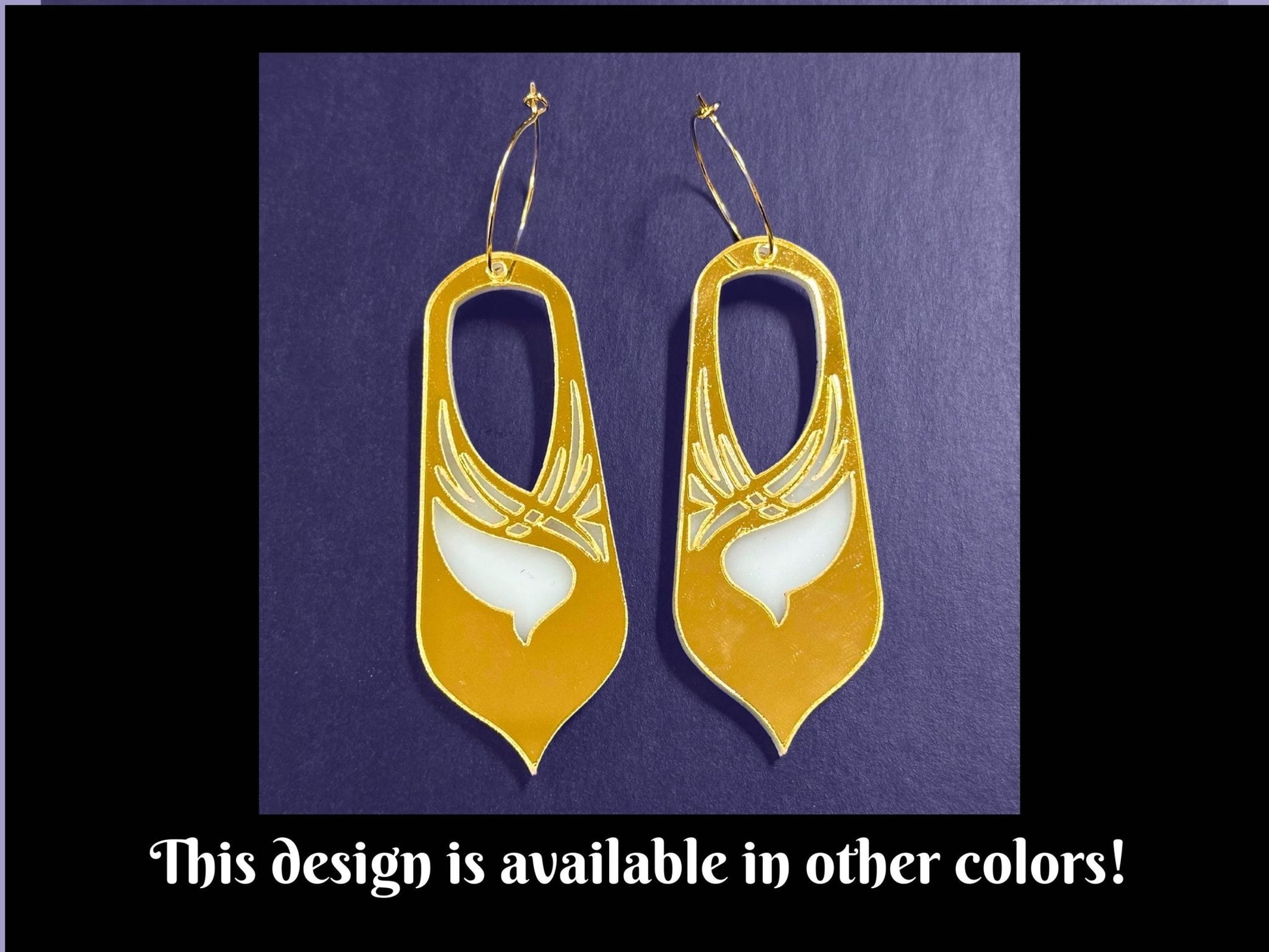 Bronwyn | Black & Iridescent - Painted Raina