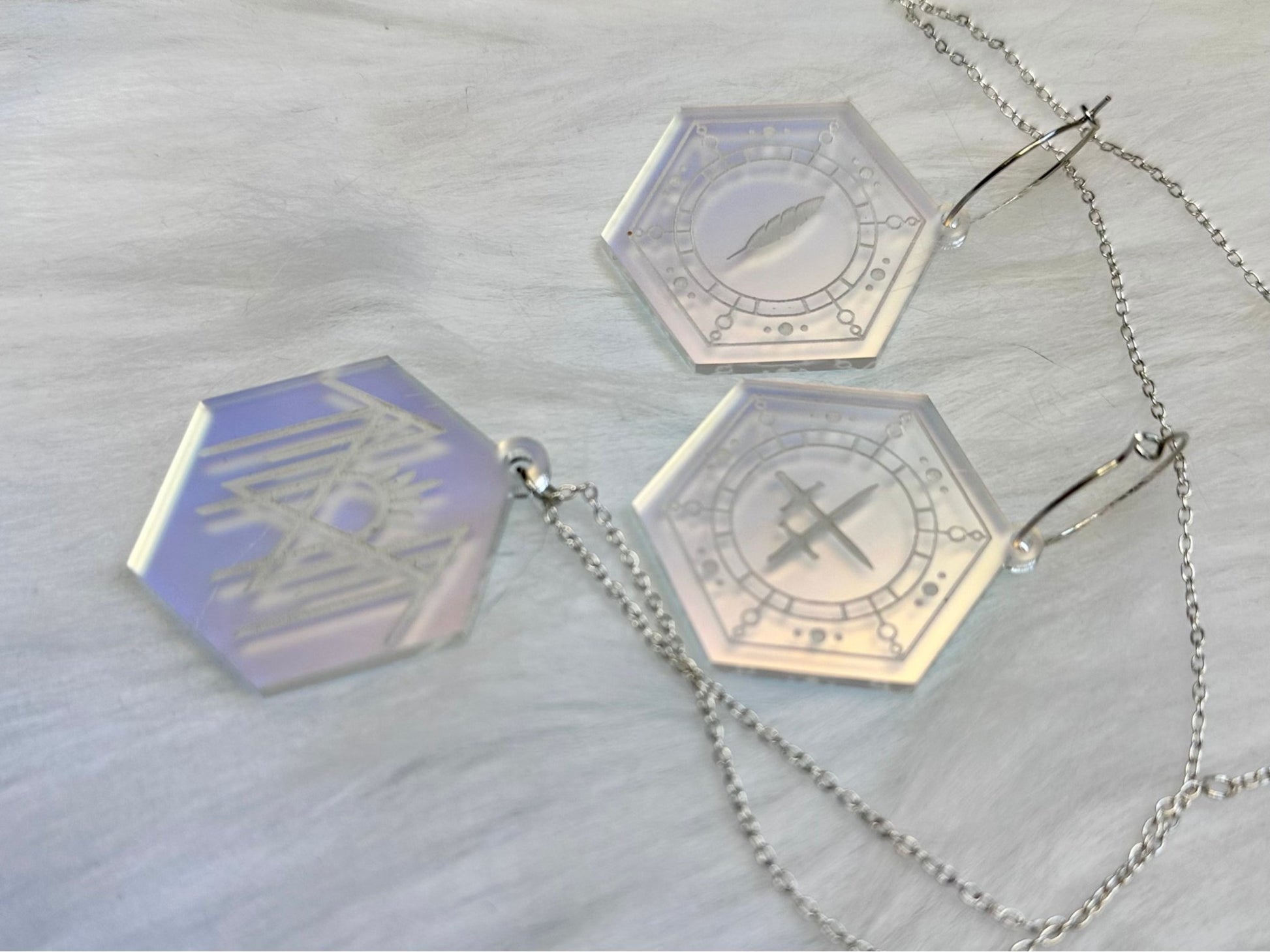 Iridescent Arcadia Jewelry Set - Painted Raina