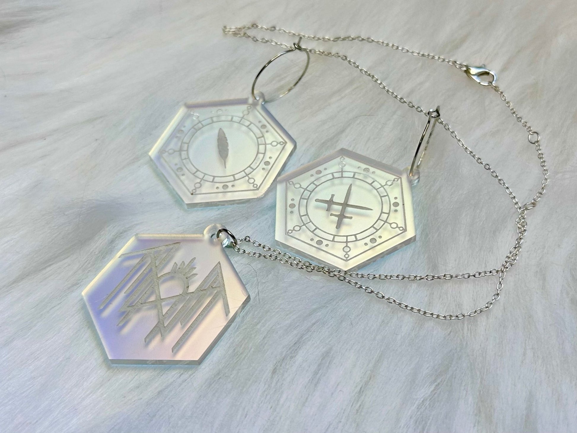 Iridescent Arcadia Jewelry Set - Painted Raina