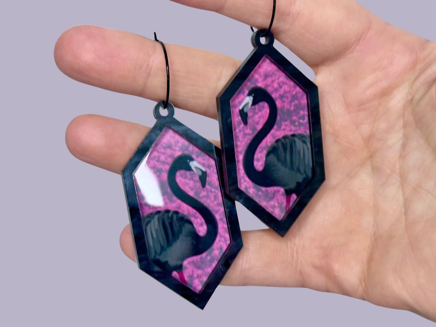 Jerry Earrings | Diamonds (in the trees) - Painted Raina