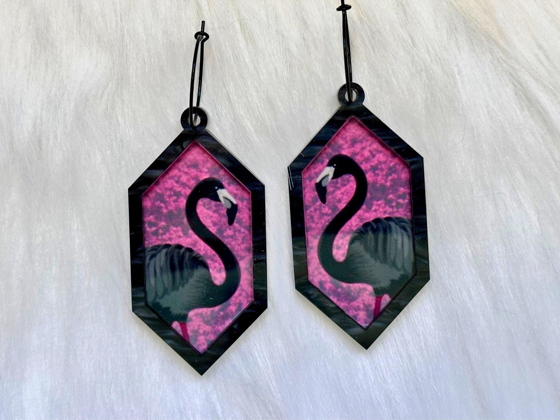 Jerry Earrings | Diamonds (in the trees) - Painted Raina
