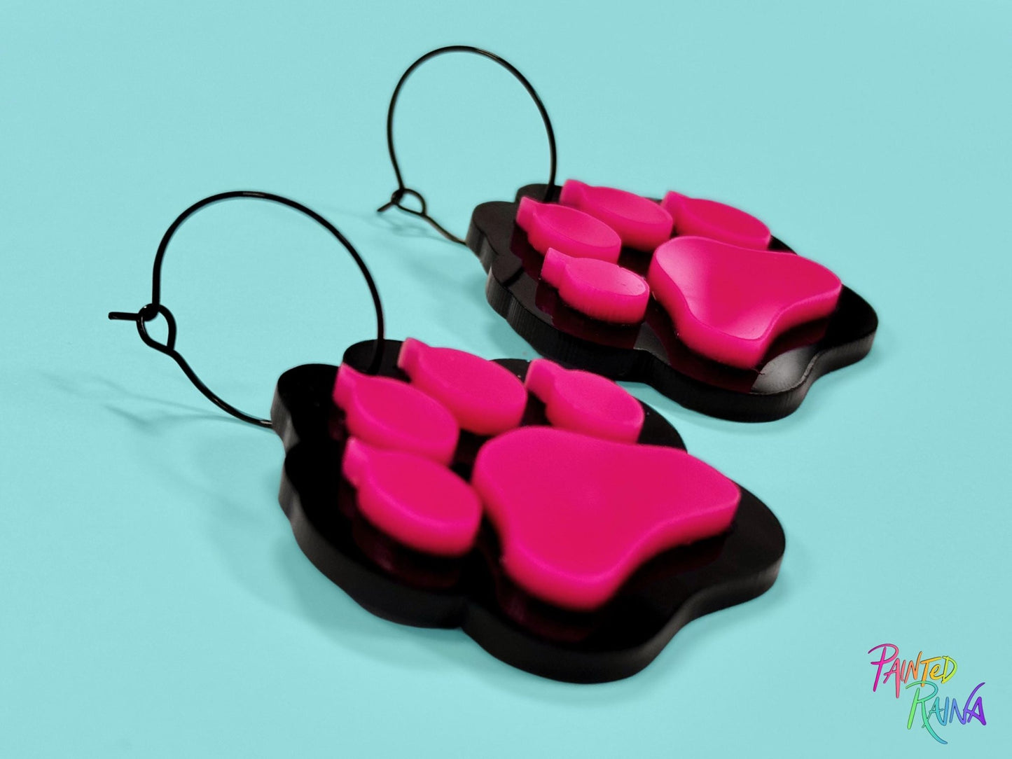 Mother of Kittens Jewelry Set - Painted Raina