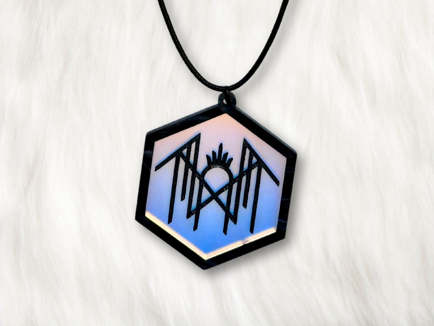 Sleepyhead Logo Pendant | Black - Painted Raina