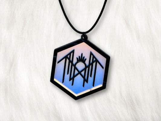 Sleepyhead Logo Pendant | Black - Painted Raina