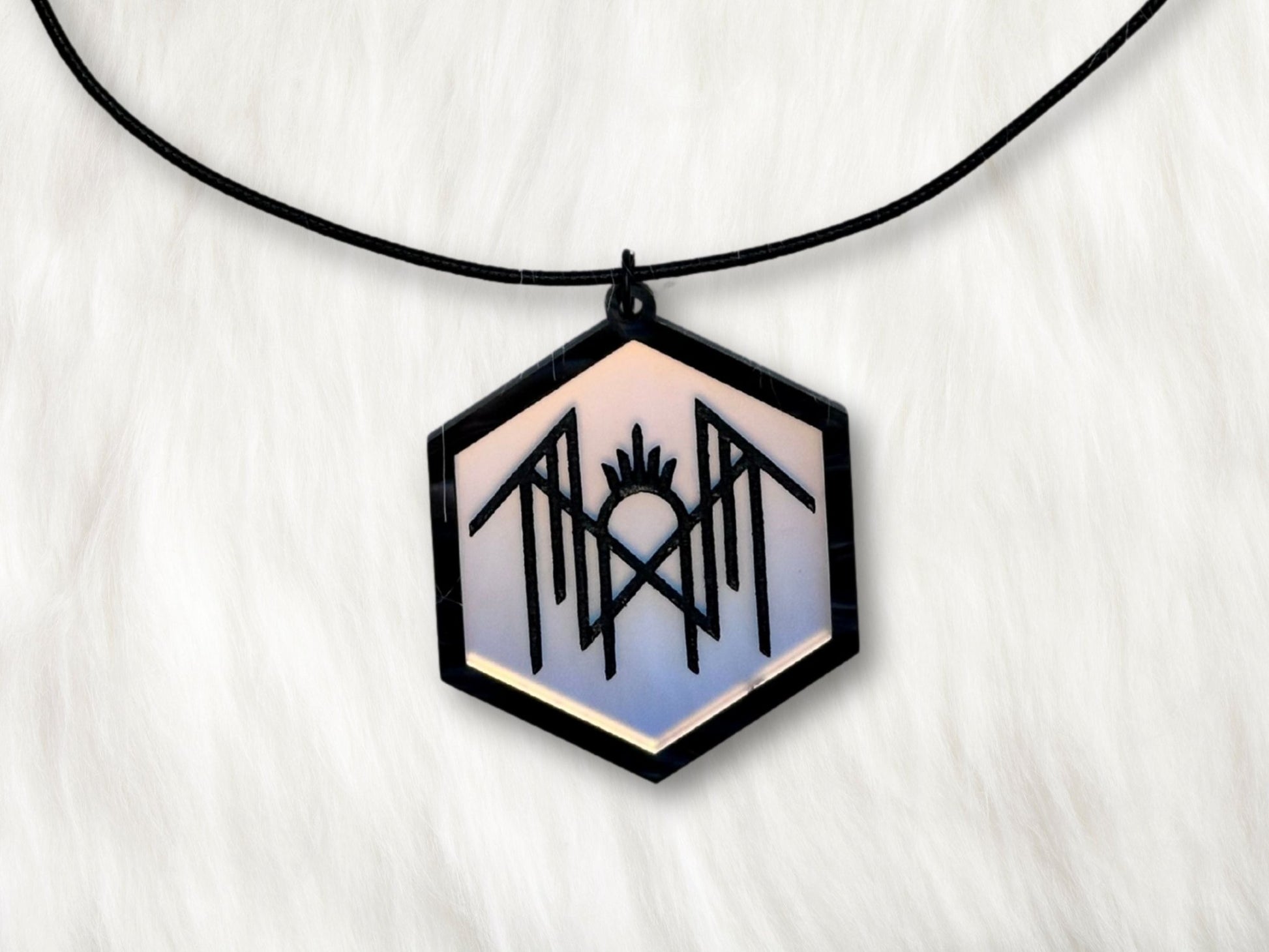 Sleepyhead Logo Pendant | Black - Painted Raina