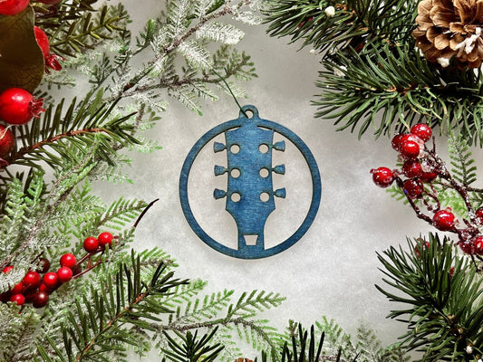 Acoustic Guitar Headstock Ornament | LP Shape - Driftless Enchantments