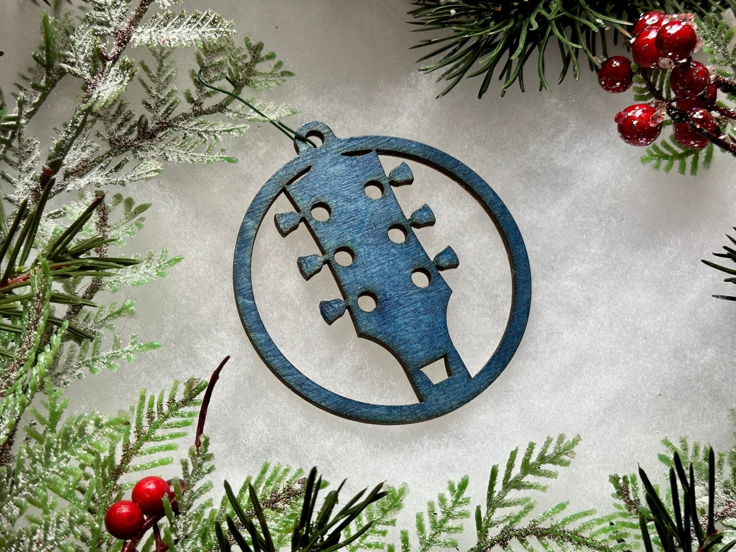 Acoustic Guitar Headstock Ornament | LP Shape - Driftless Enchantments
