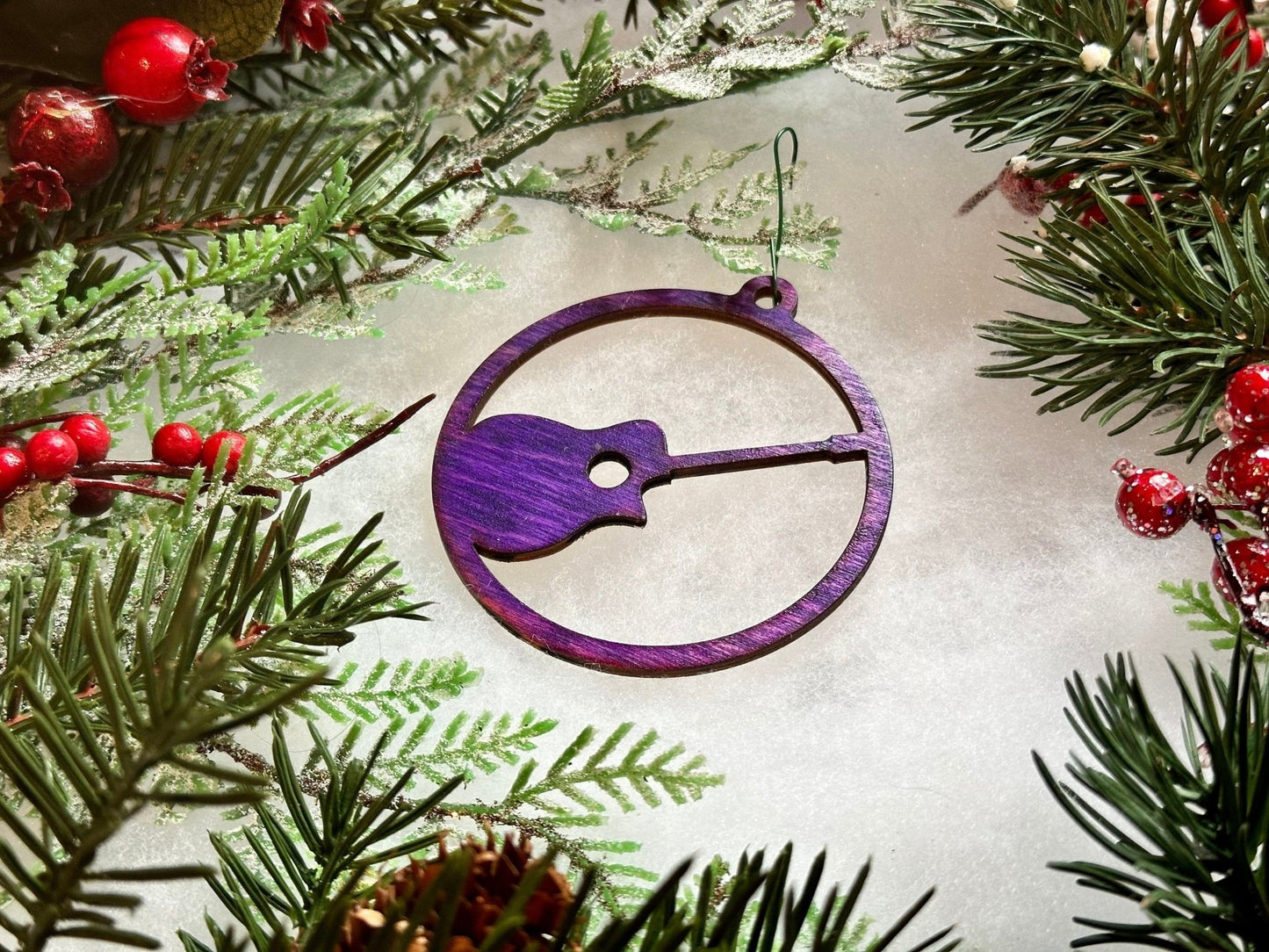 Acoustic Guitar Ornament - Driftless Enchantments