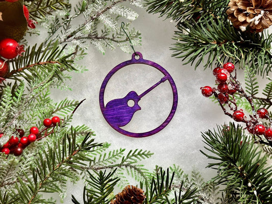 Acoustic Guitar Ornament - Driftless Enchantments