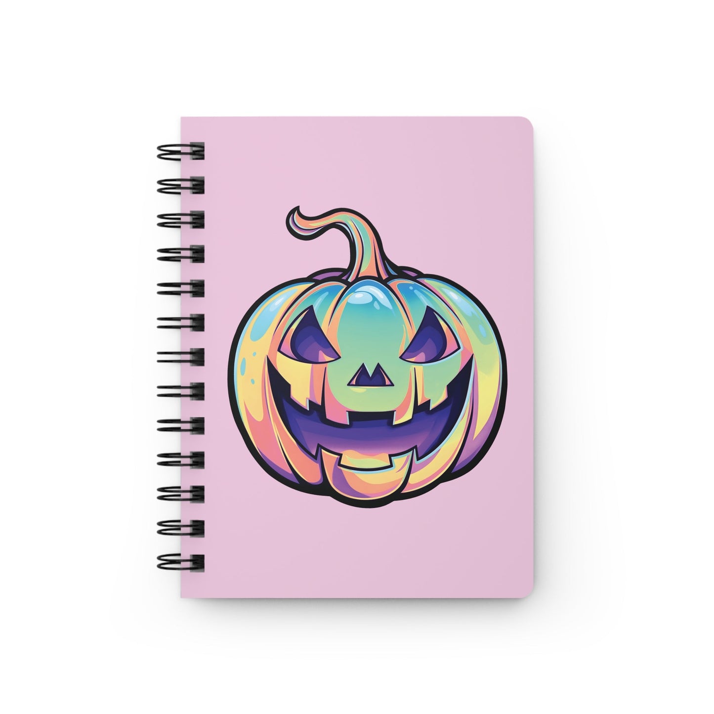 Cat-o'-Lantern Spiral Bound Journal - Pink - Driftless Enchantments
