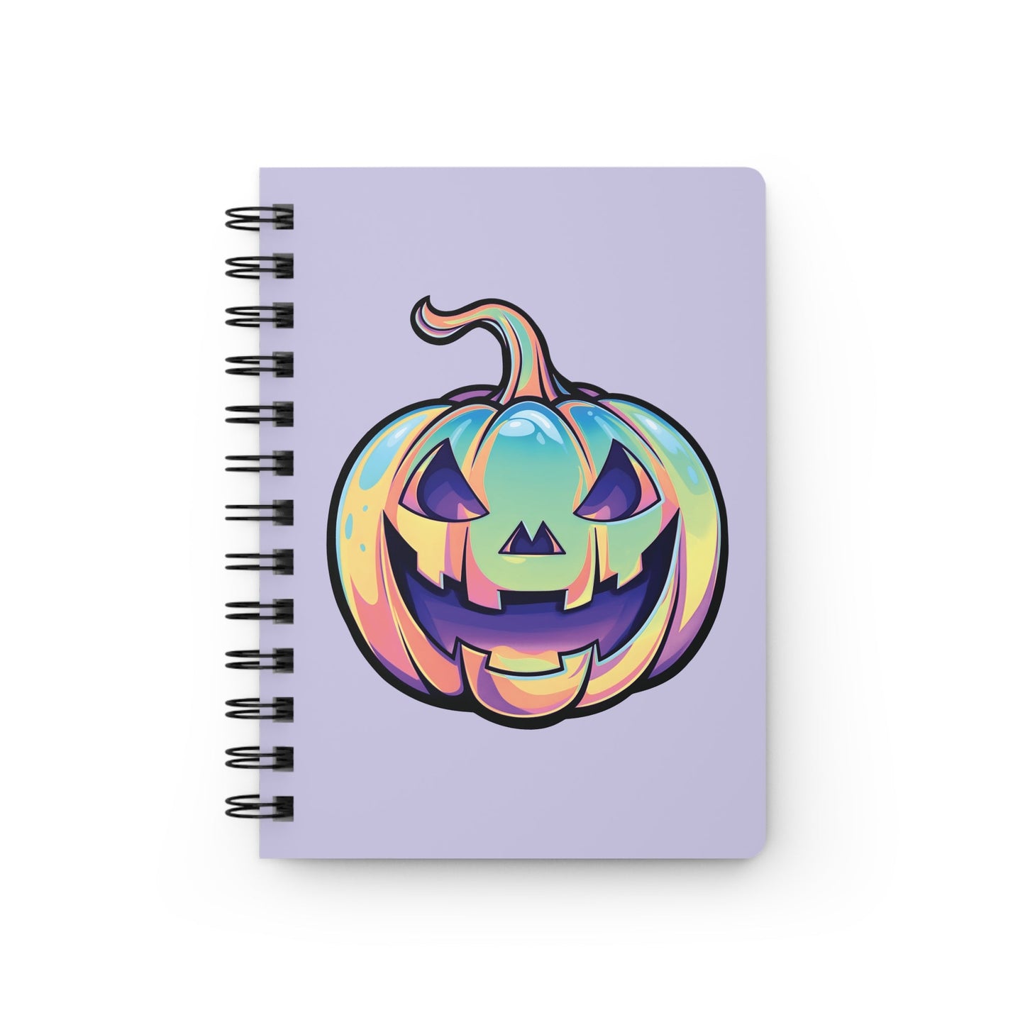Cat-o'-Lantern Spiral Bound Journal - Violet - Driftless Enchantments