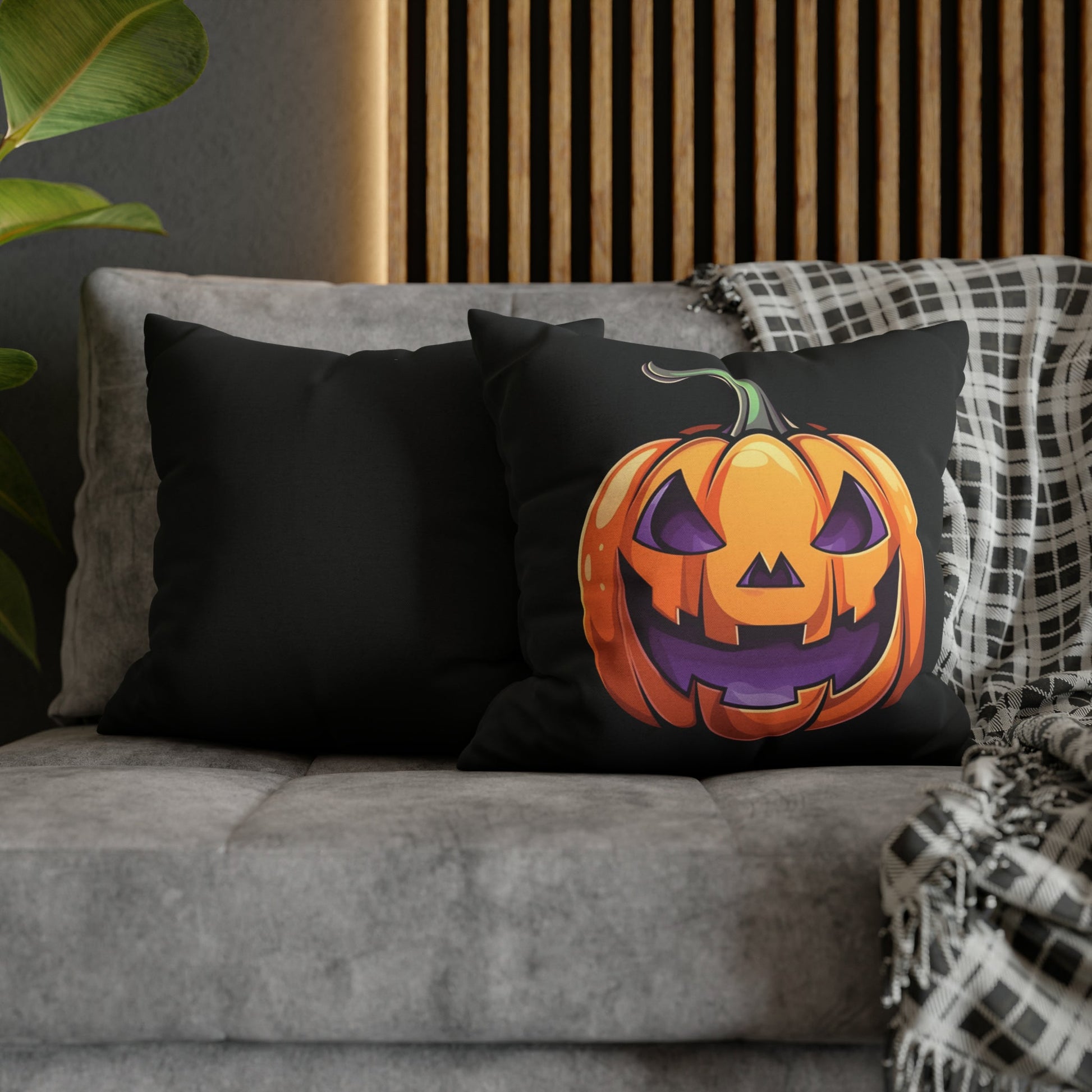 Cat-o’-Lantern Square Pillow Case - Driftless Enchantments