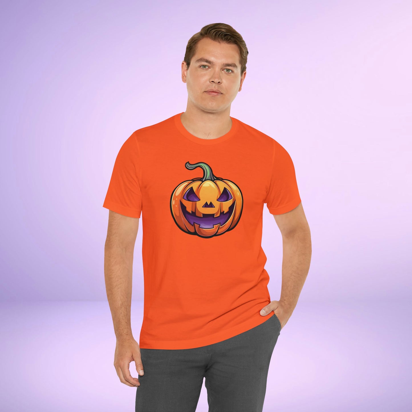 Cat-o-Lantern Unisex Jersey Short Sleeve Tee - Driftless Enchantments