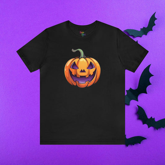 Cat-o-Lantern Unisex Jersey Short Sleeve Tee - Driftless Enchantments