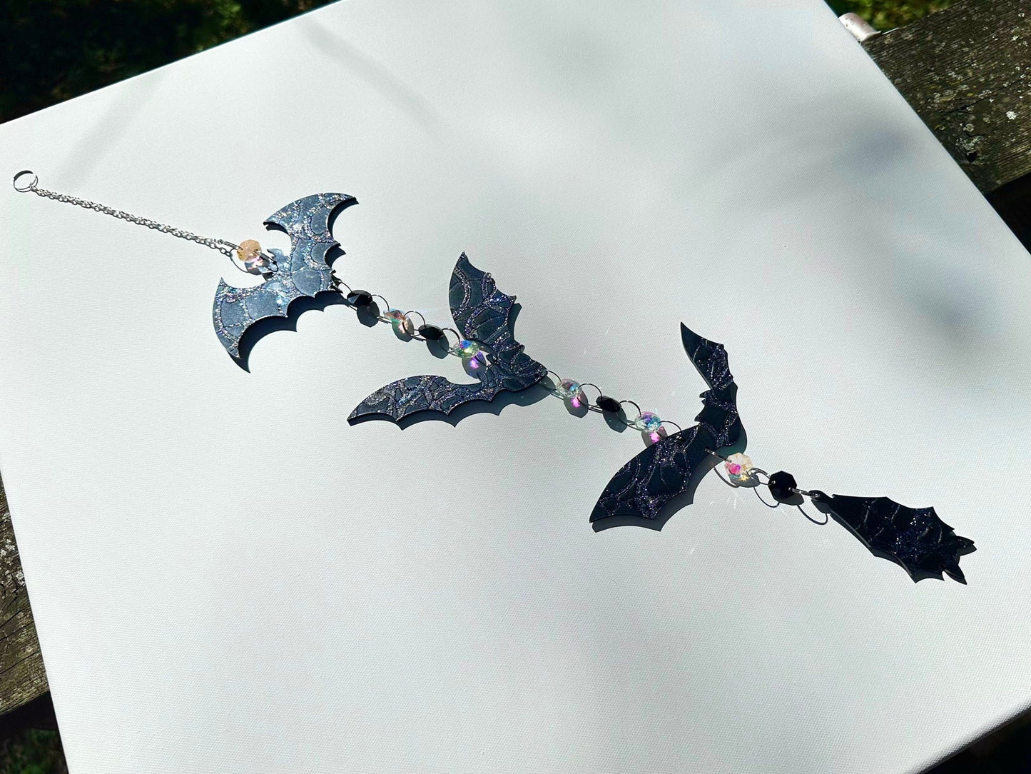 Crystal Bat Suncatcher - Driftless Enchantments