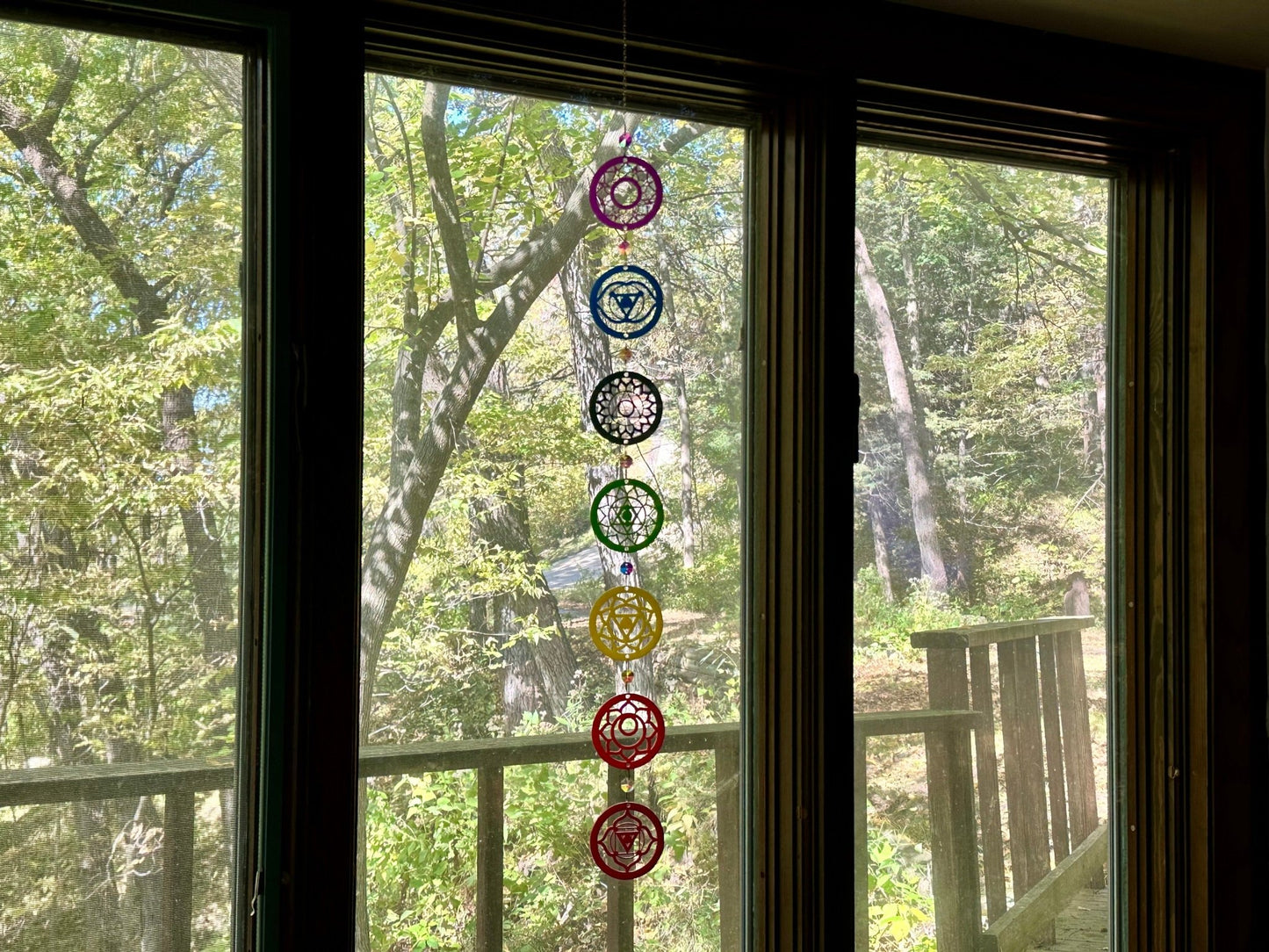 Crystal Chakra Suncatcher - Driftless Enchantments