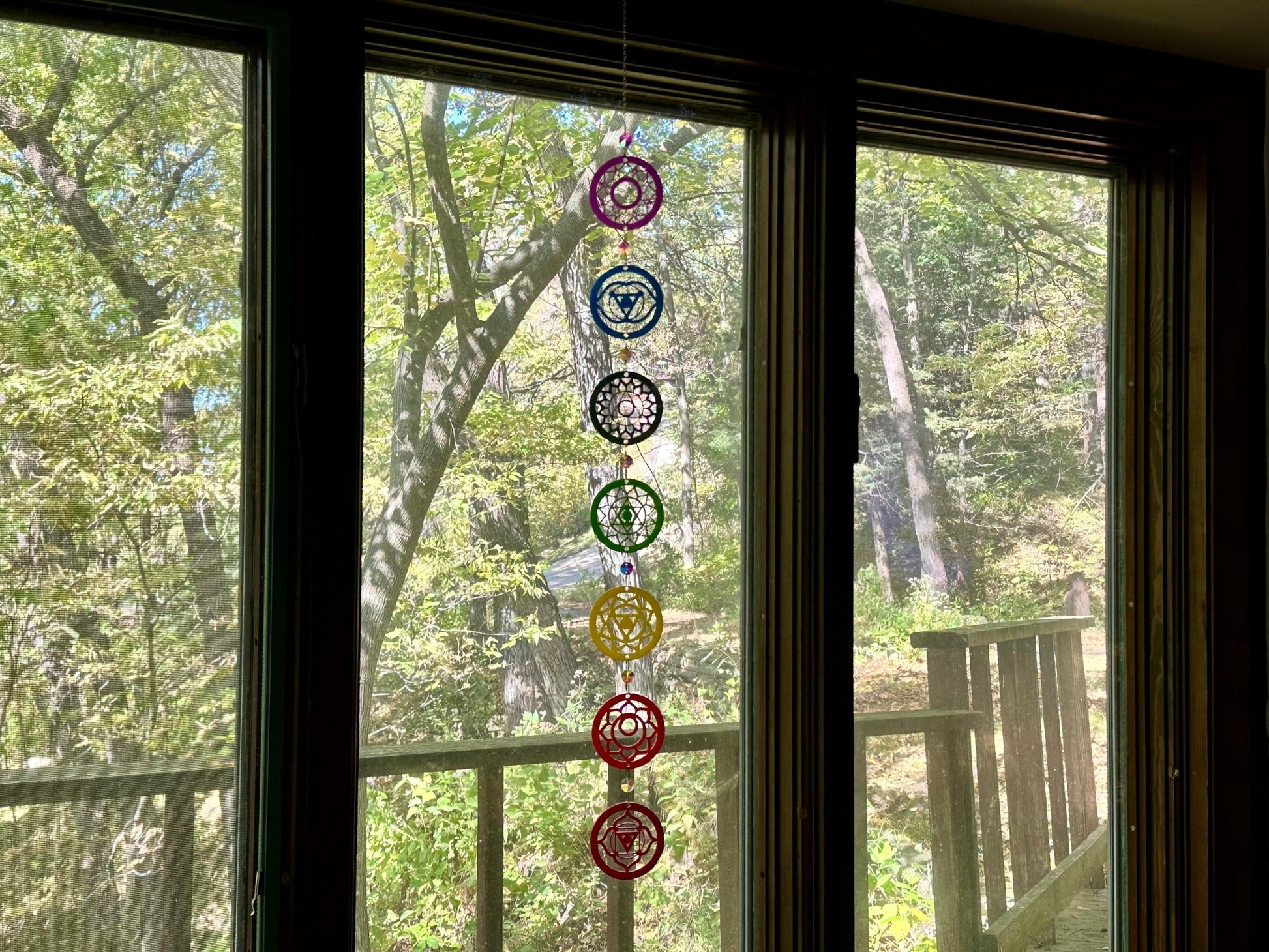Crystal Chakra Suncatcher - Driftless Enchantments