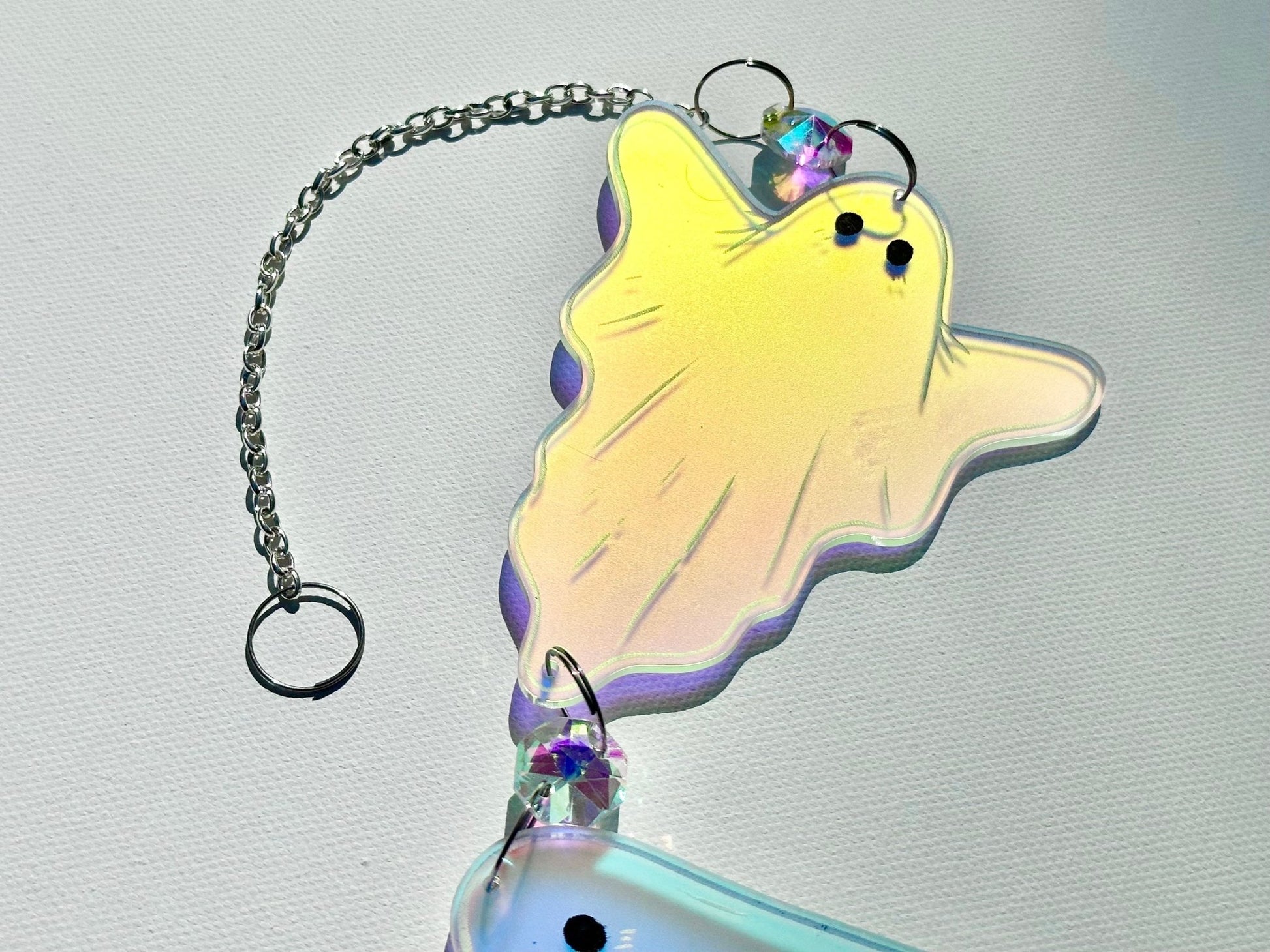 Crystal Ghost Suncatcher - Driftless Enchantments
