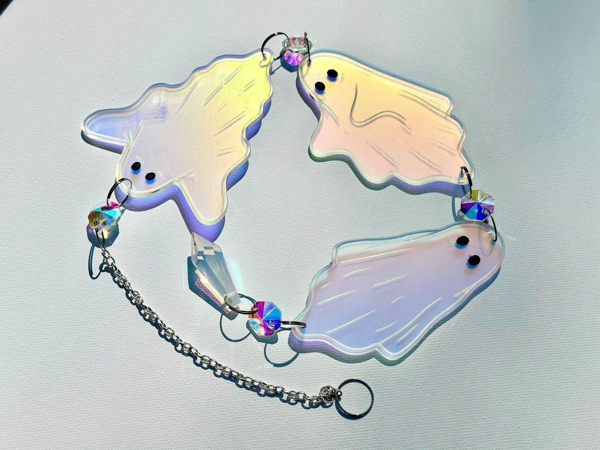 Crystal Ghost Suncatcher - Driftless Enchantments