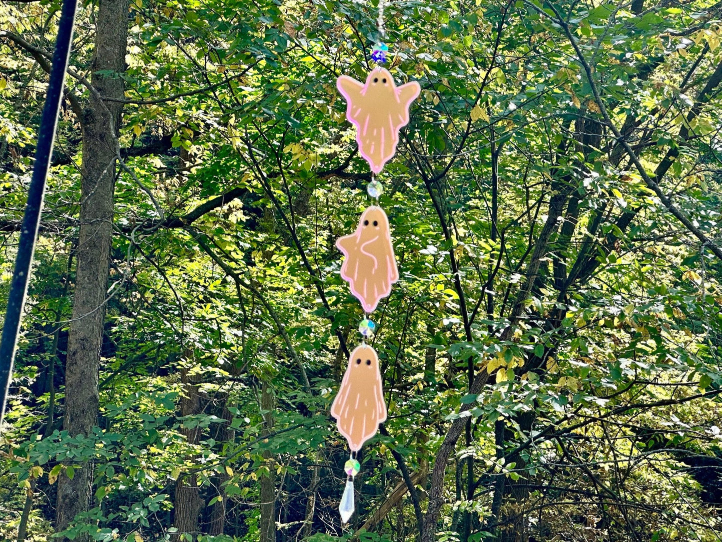 Crystal Ghost Suncatcher - Driftless Enchantments