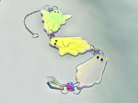 Crystal Ghost Suncatcher - Driftless Enchantments