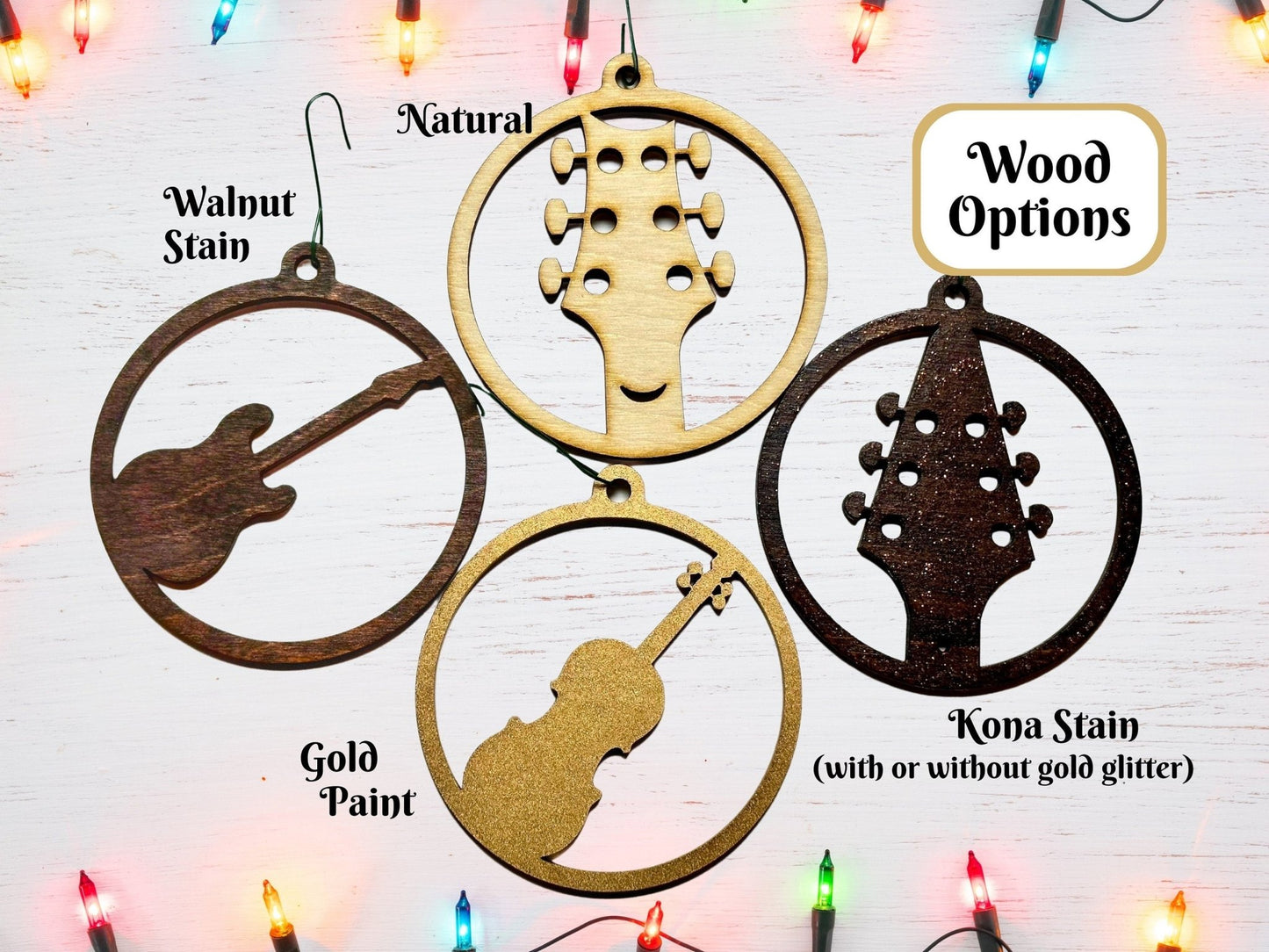 Custom Piano Keys Ornament - Painted Raina