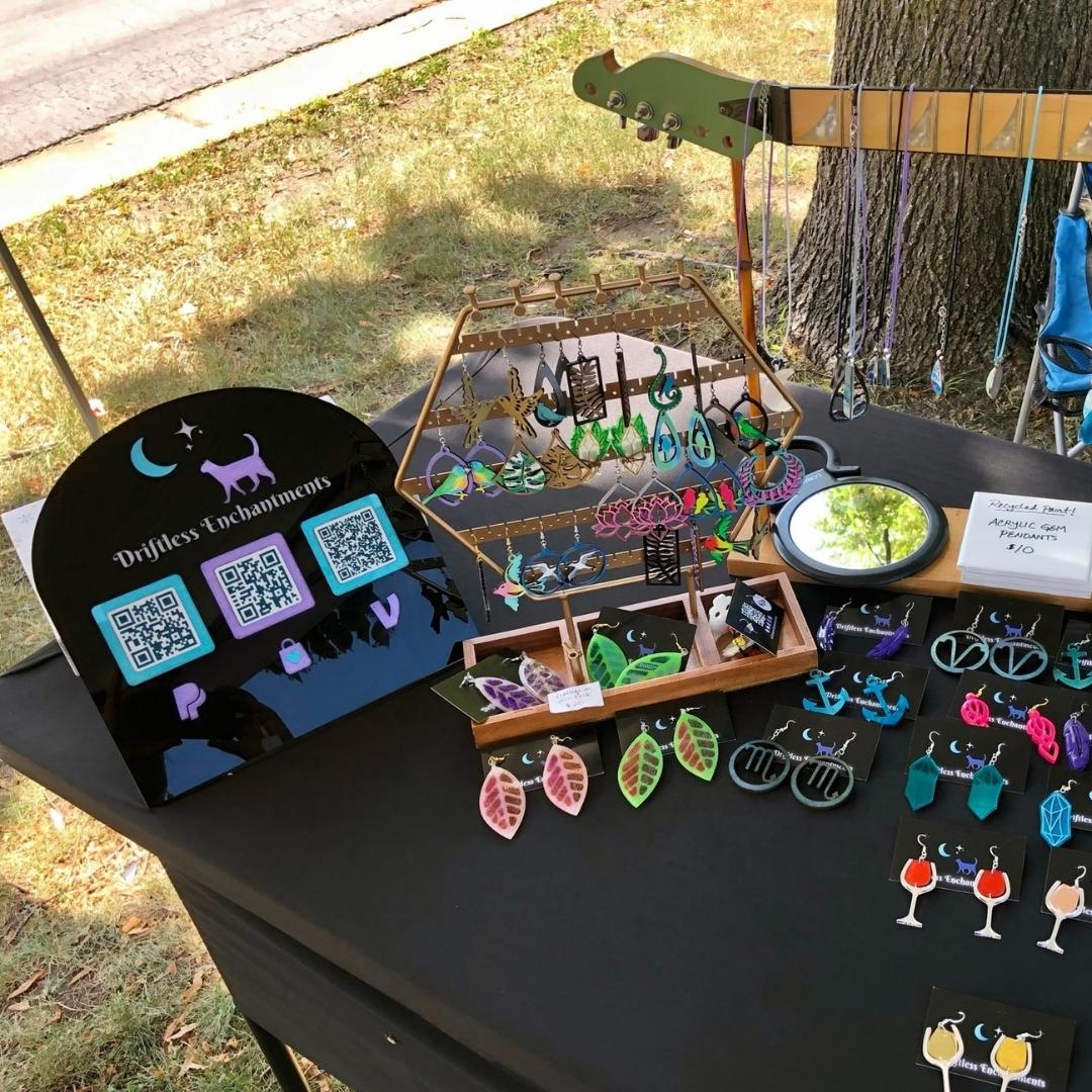 Custom QR Code Sign - Driftless Enchantments