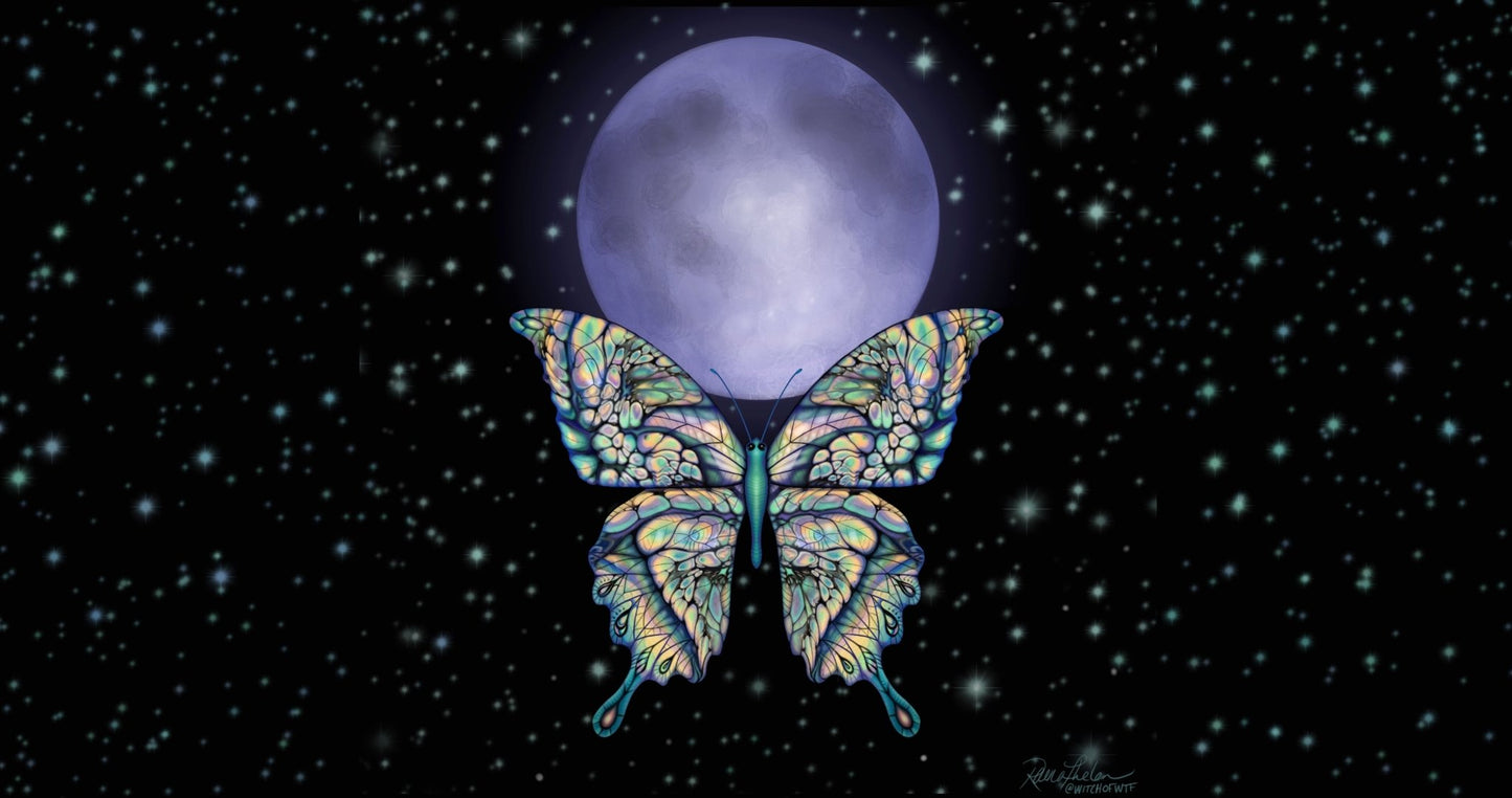 Desktop Wallpaper (Digital Download) - "Fly Me to the Moon" - Driftless Enchantments