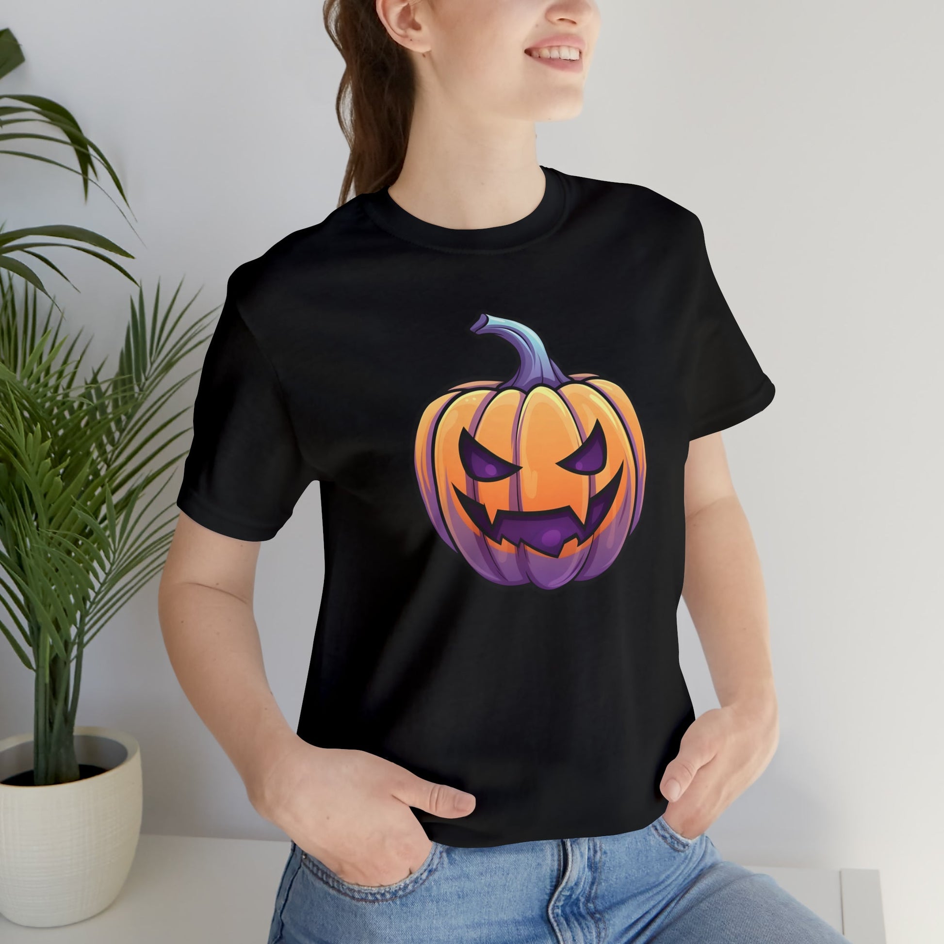 Drac-o-Lantern Unisex Jersey Short Sleeve Tee - Driftless Enchantments