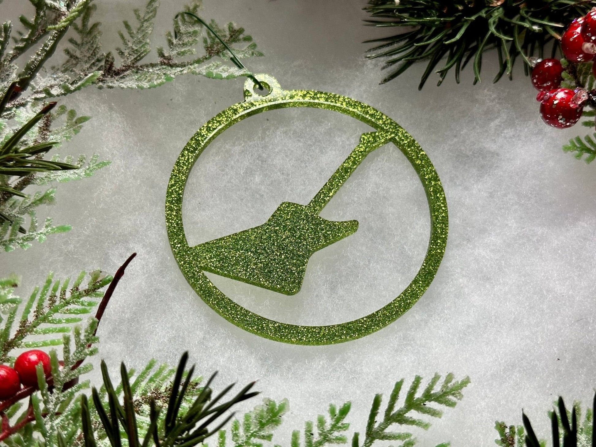 Electric Guitar Ornament | Explorer Shape - Driftless Enchantments