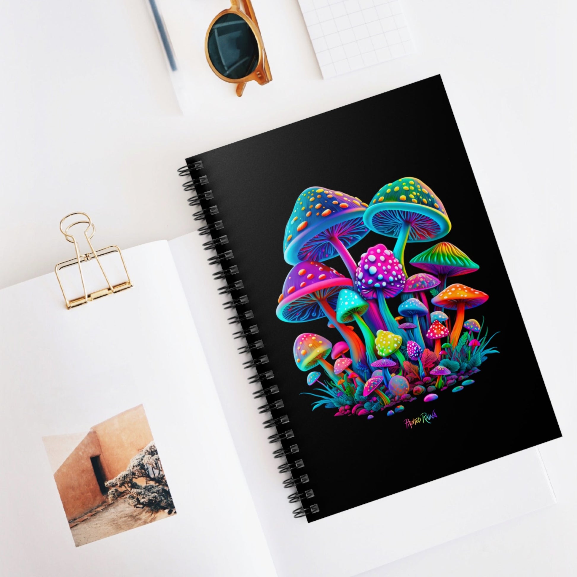 Fantasical Fabulous Fungi - Spiral Notebook - Driftless Enchantments