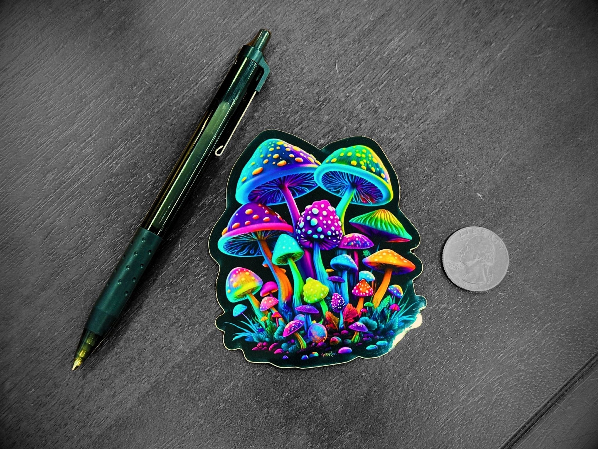 Fantastical Fabulous Fungi Premium Glossy Sticker - Driftless Enchantments