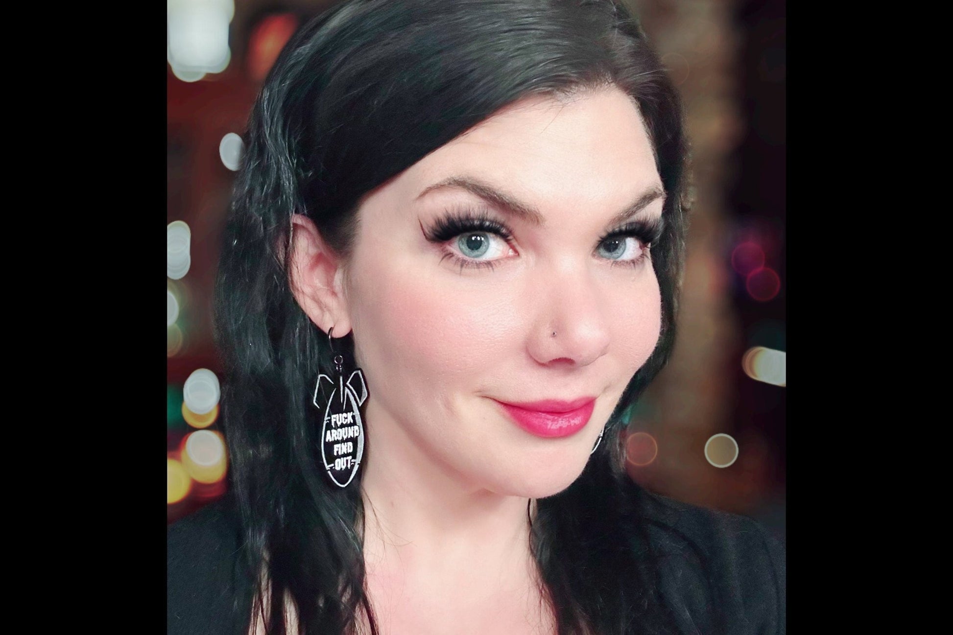 F*ck Around Find Out Earrings - Driftless Enchantments