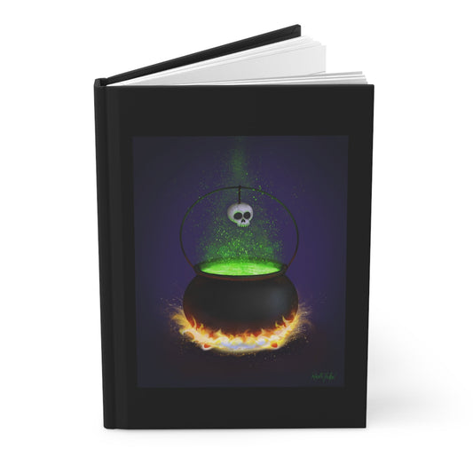 Fire Burn and Cauldron Bubble Hardcover Journal - Painted Raina