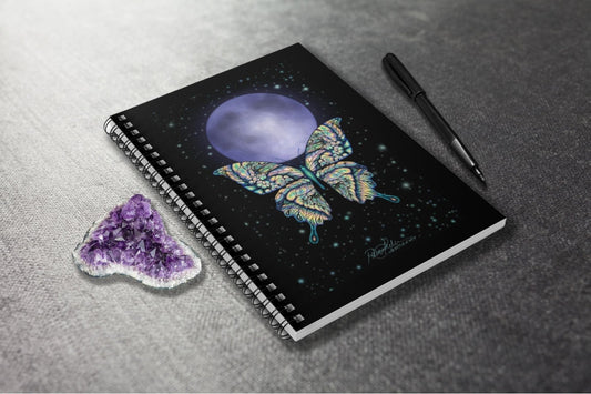 Fly Me to the Moon - Spiral Notebook - Driftless Enchantments