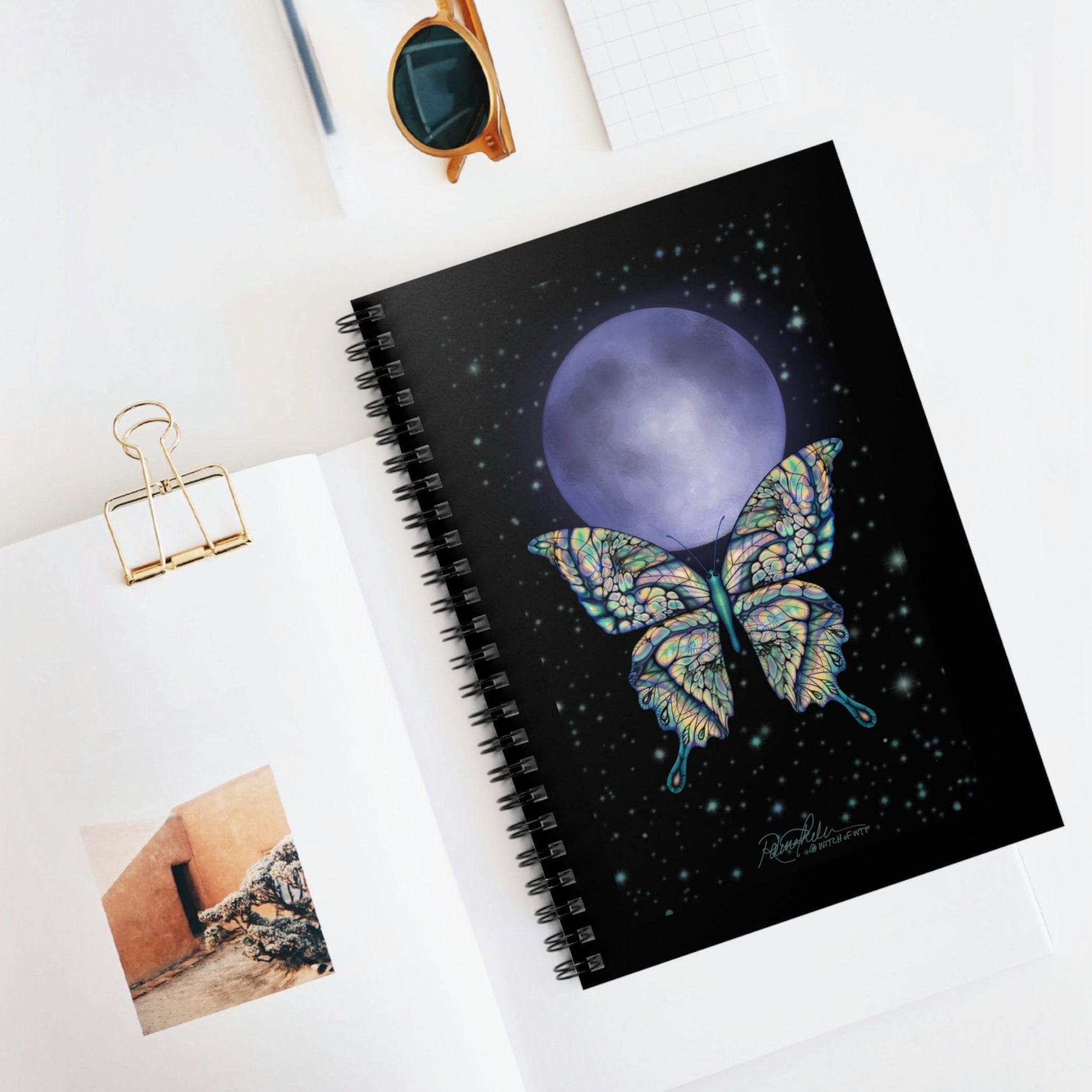 Fly Me to the Moon - Spiral Notebook - Driftless Enchantments