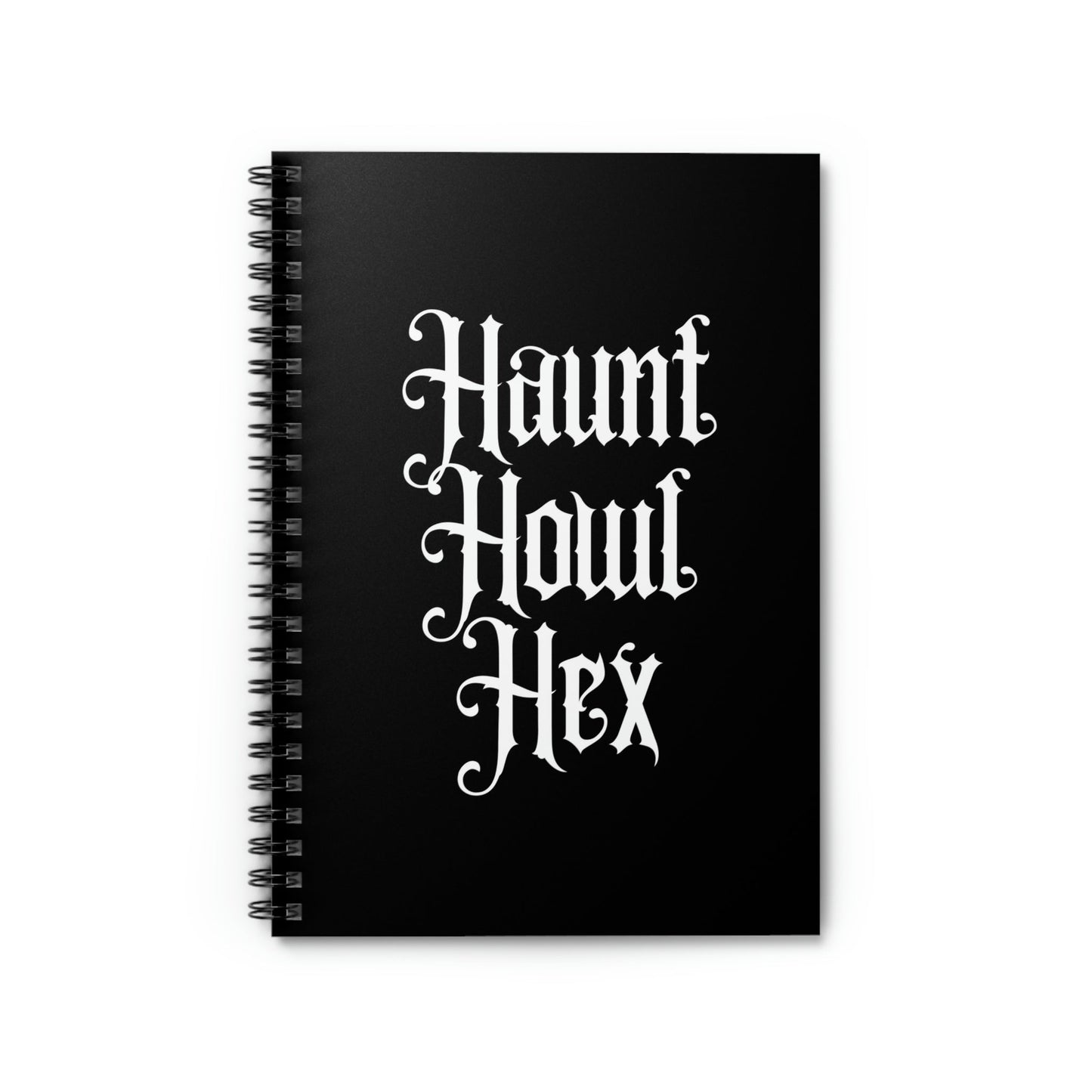 Haunt, Howl, Hex - Spiral Notebook - Driftless Enchantments
