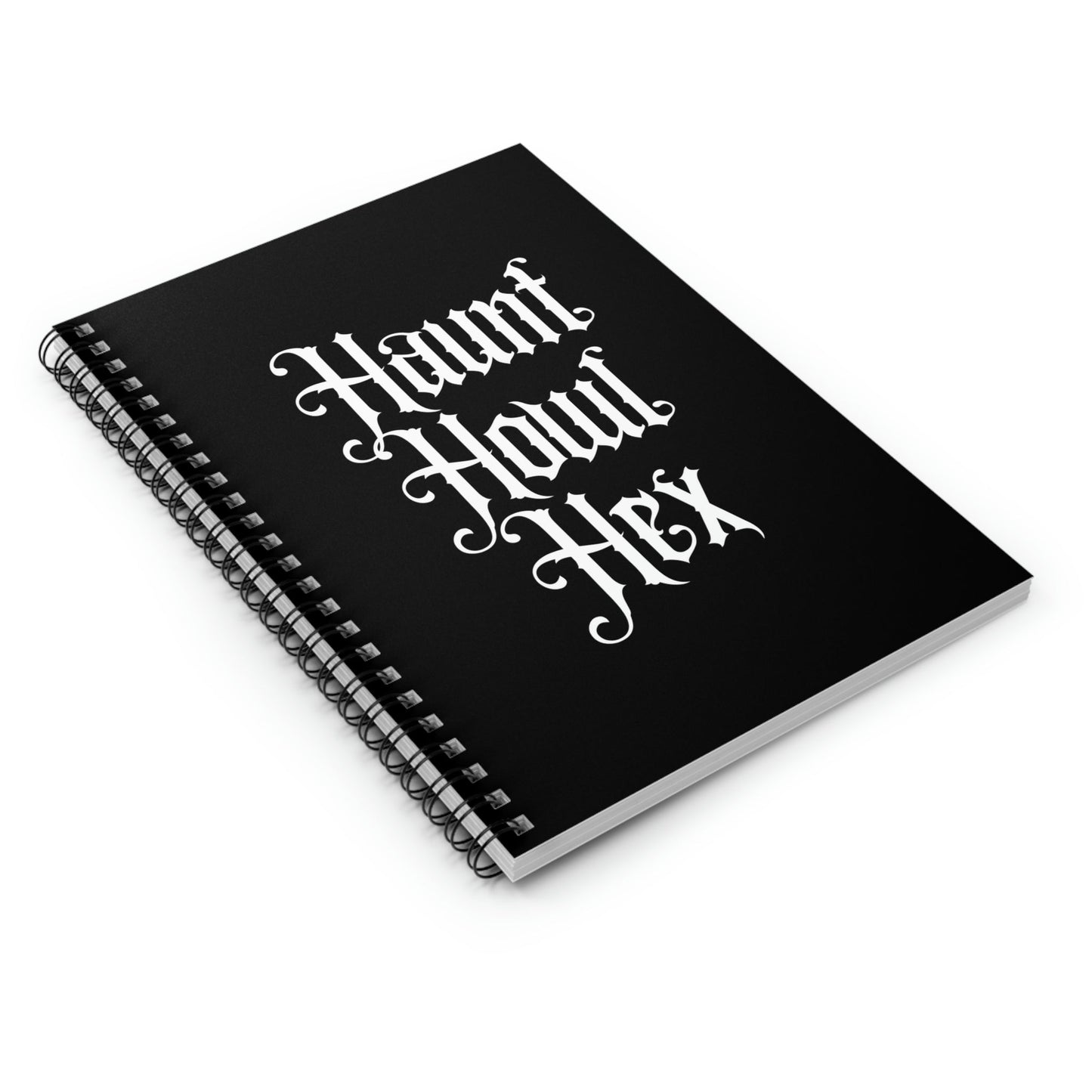 Haunt, Howl, Hex - Spiral Notebook - Driftless Enchantments