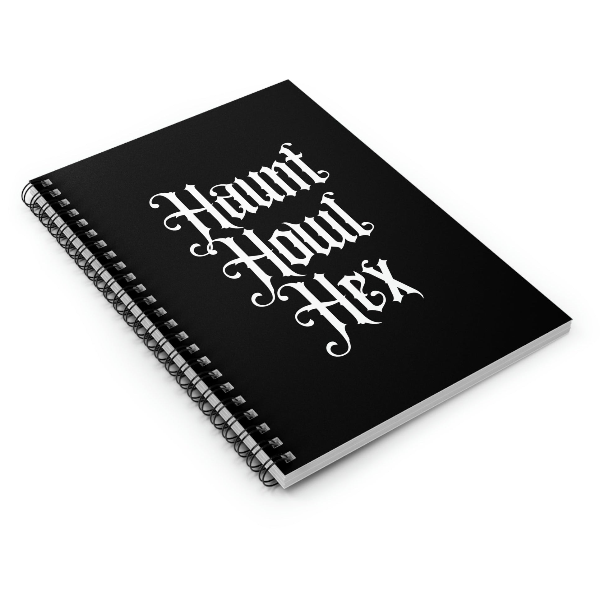 Haunt, Howl, Hex - Spiral Notebook - Driftless Enchantments