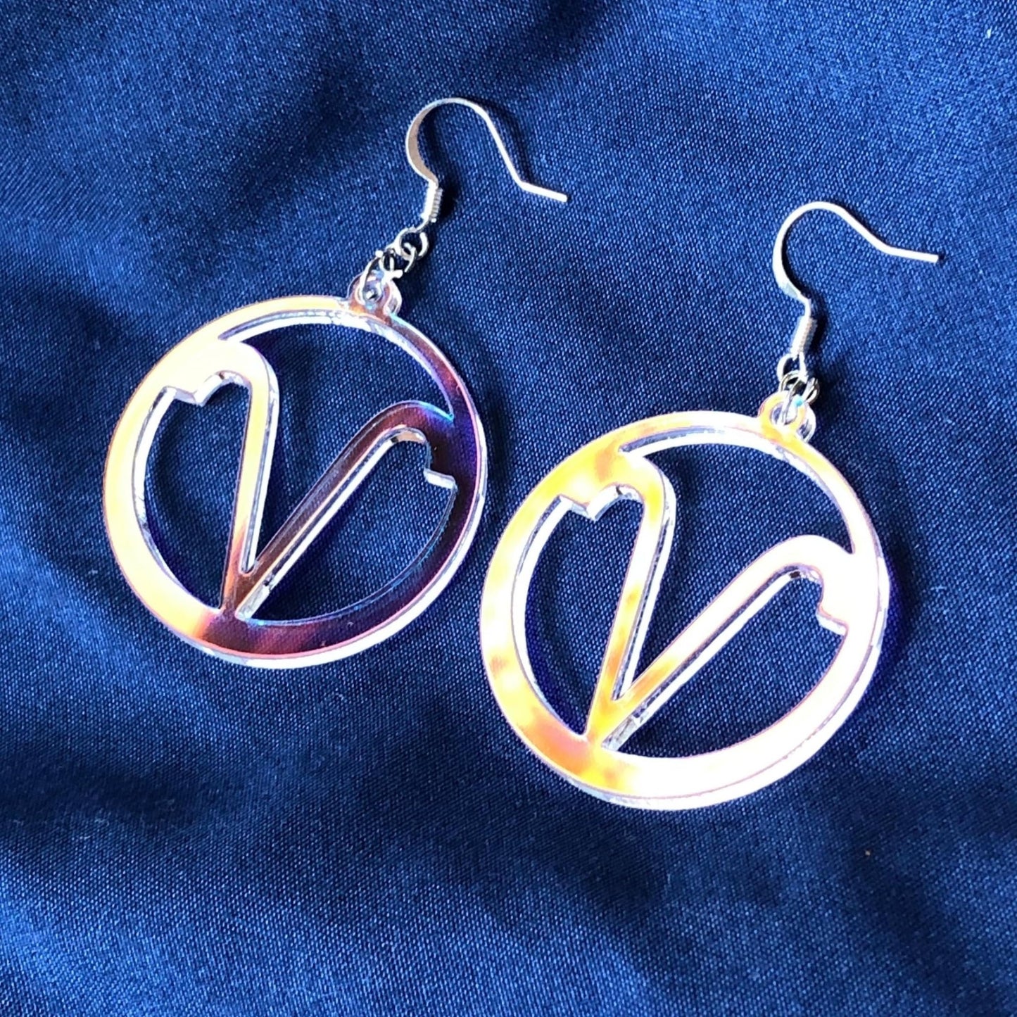 Iridescent Aries Zodiac Earrings - Driftless Enchantments