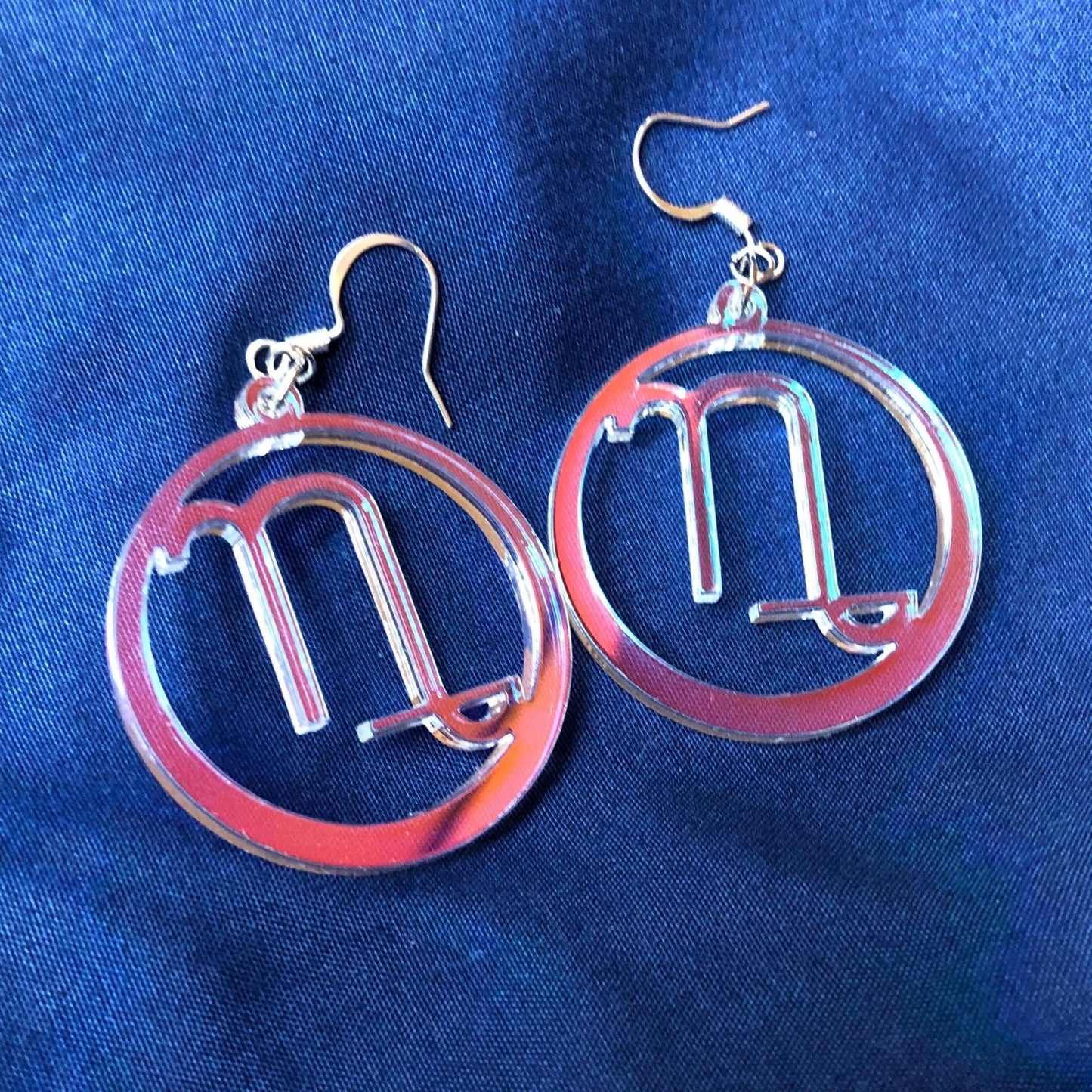Iridescent Capricorn Zodiac Earrings - Driftless Enchantments