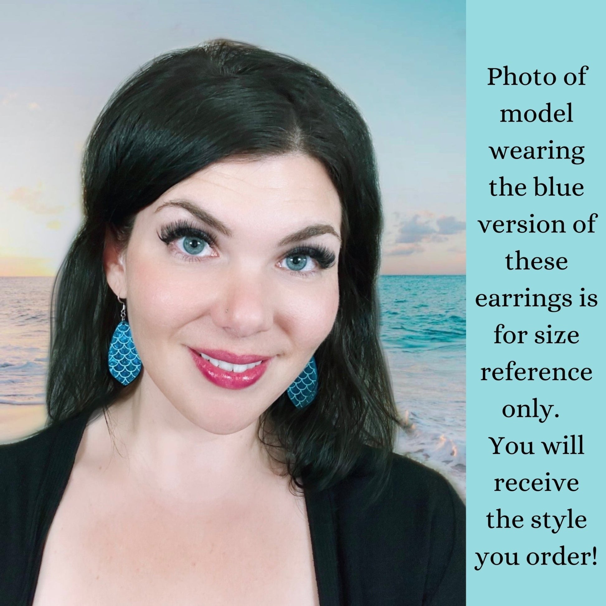 Iridescent Mermaid Scales Earrings - Driftless Enchantments
